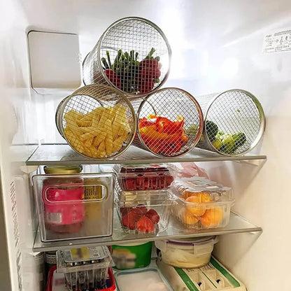 BBQ Twister™| Tragbarer rollender Grillkorb aus Edelstahl