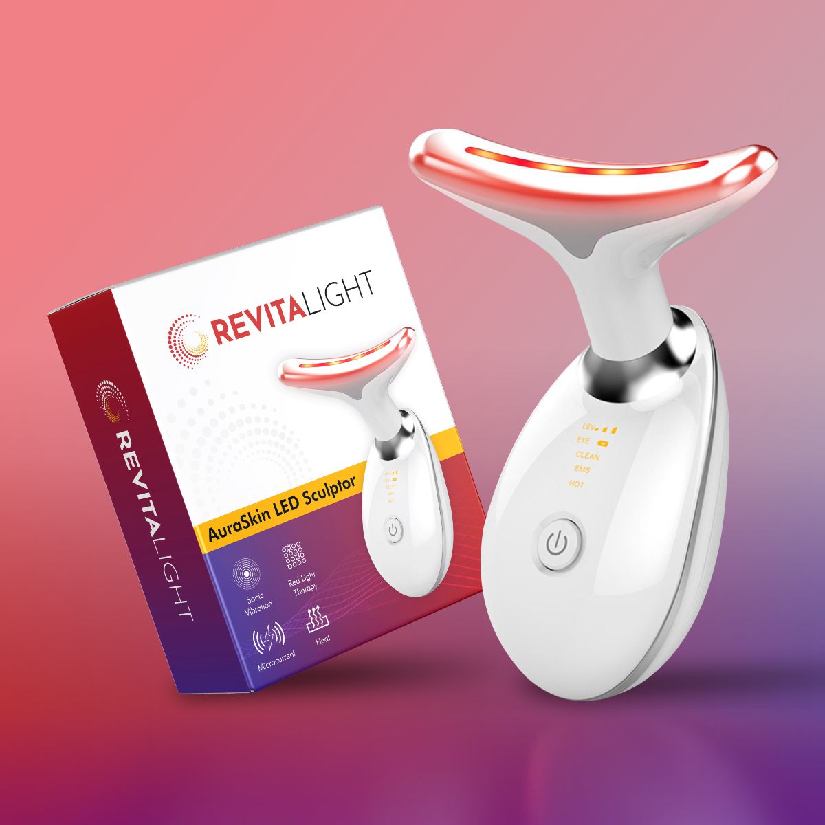 50% RABATT | LumiLift™ LED Gesichts- & Massagegerät – Für Straffer & Strahlender Aussehende Haut