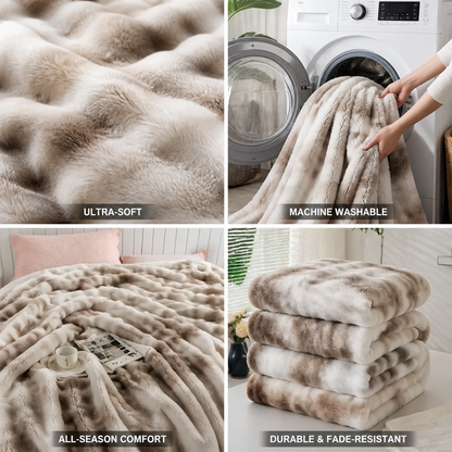 SwirlLuxe™ | Flauschige XXL-Luxus-Kuscheldecke ✨ – Zum Einkuscheln, Wohlfühlen & Verlieben!
