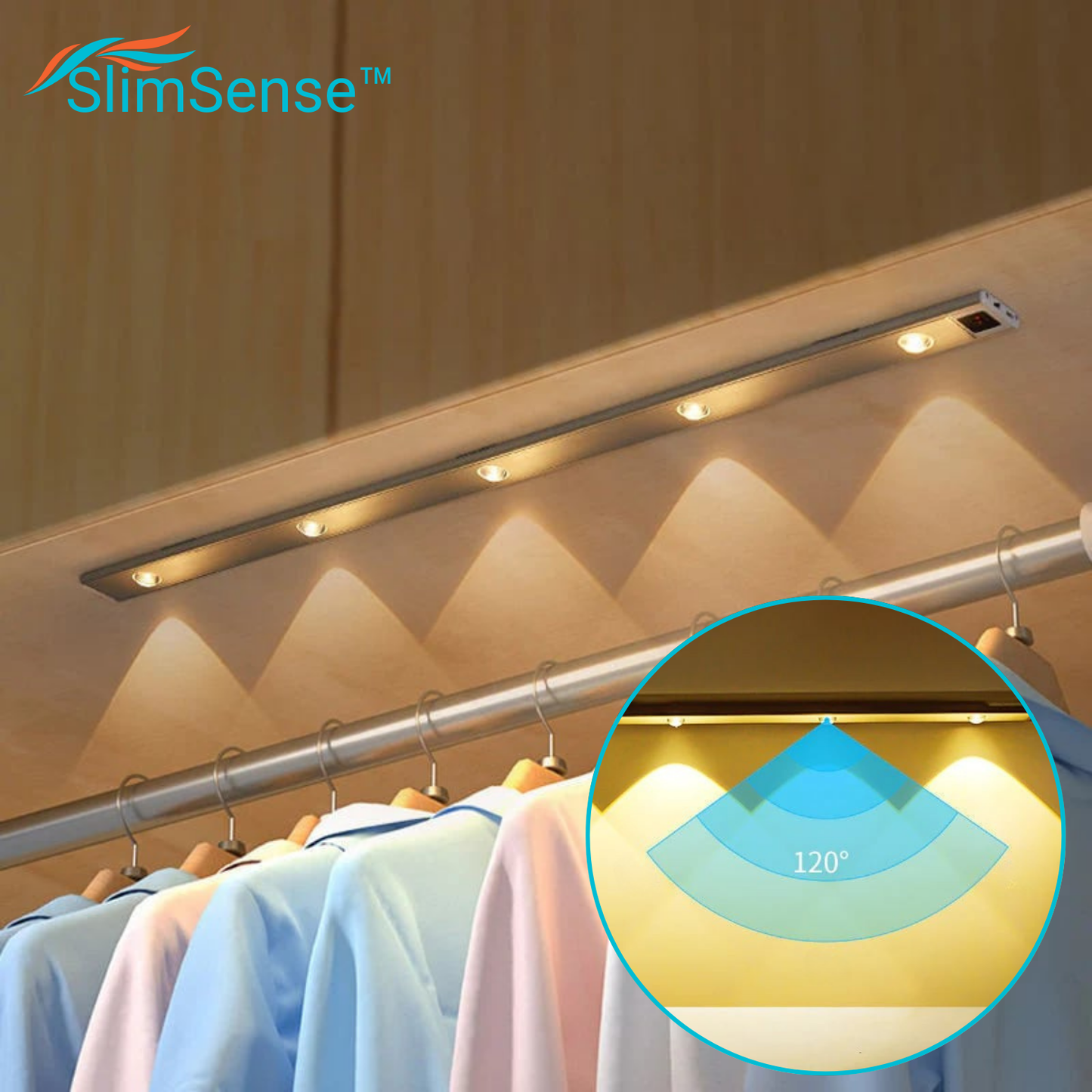 SlimSense™ LED-Lichtleiste mit Bewegungsmelder