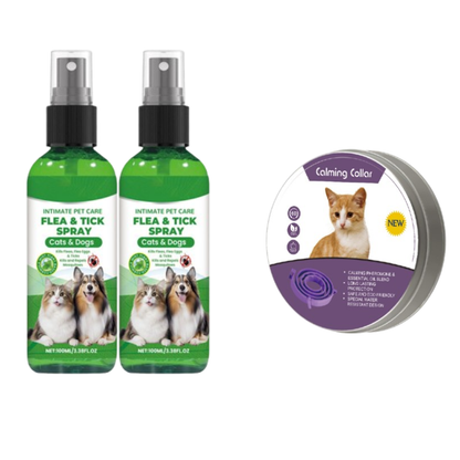 1+1 GRATIS | FurShield™ | Natürliches Schutzspray gegen Flöhe, Zecken & Mücken