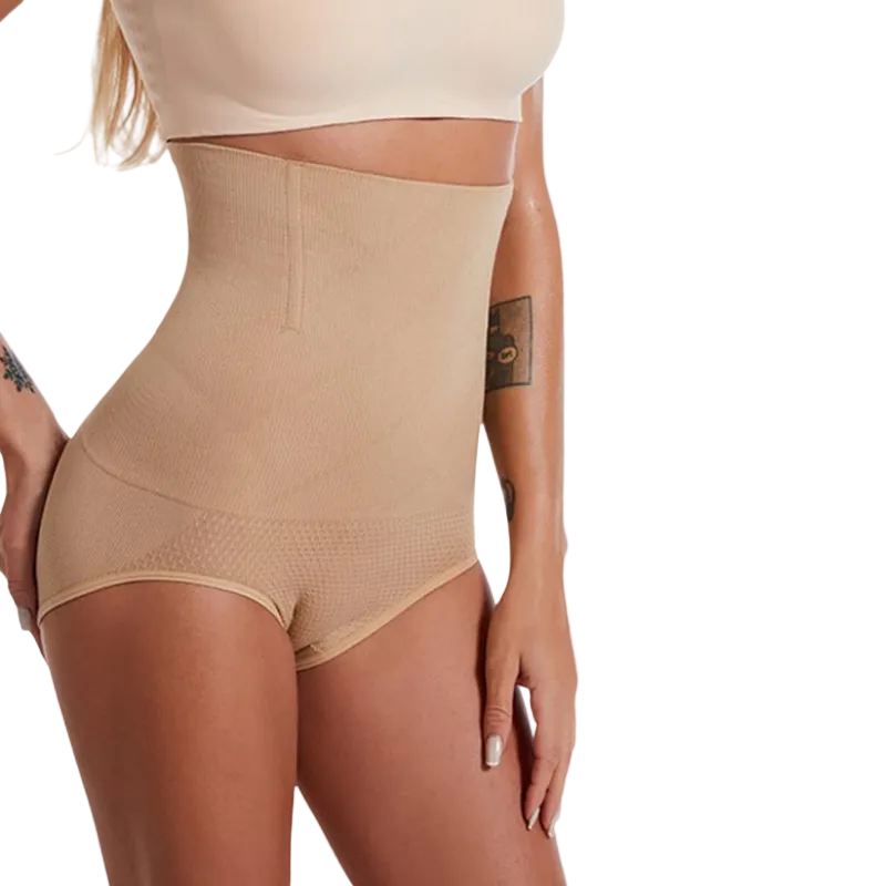Rutschfeste Shaping-Panty-Shorts mit hohem Bund