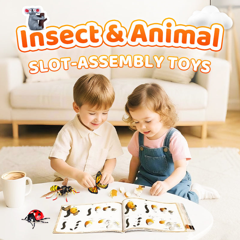 Insekten- und Tier-Steckspielzeug für Kinder