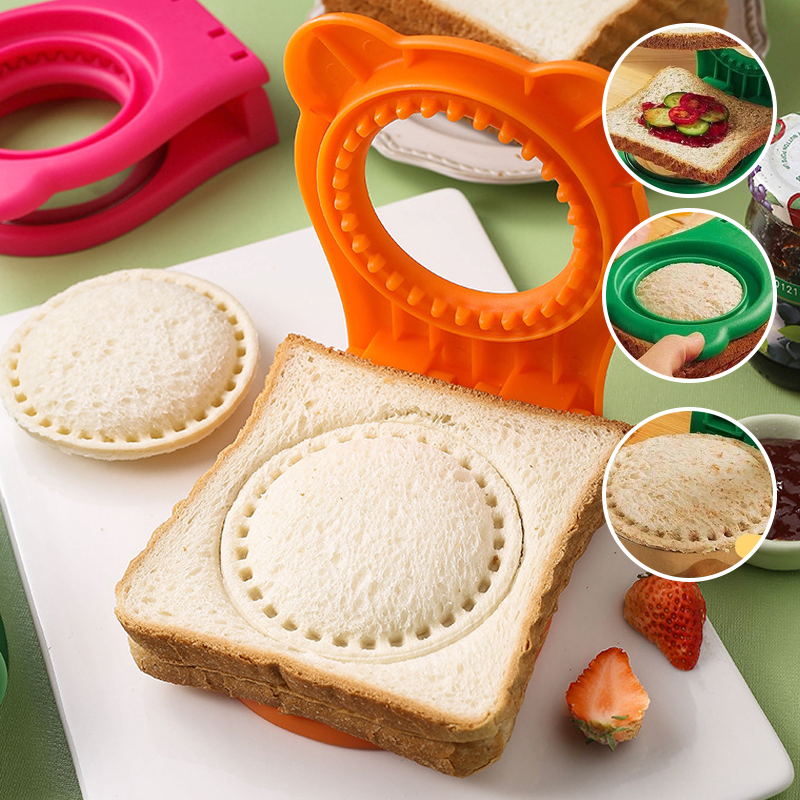 Sandwich Ausstecher & Versiegler | Macht gefüllte Taschen-Sandwiches in Sekunden | BPA-freier Kunststoff | Für Lunchbox & Snacks