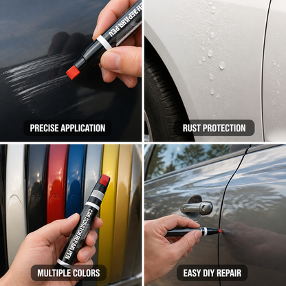 ScratchFix™ | Autolack-Reparaturstift für Kratzer & Lackschäden | 1+1 Gratis