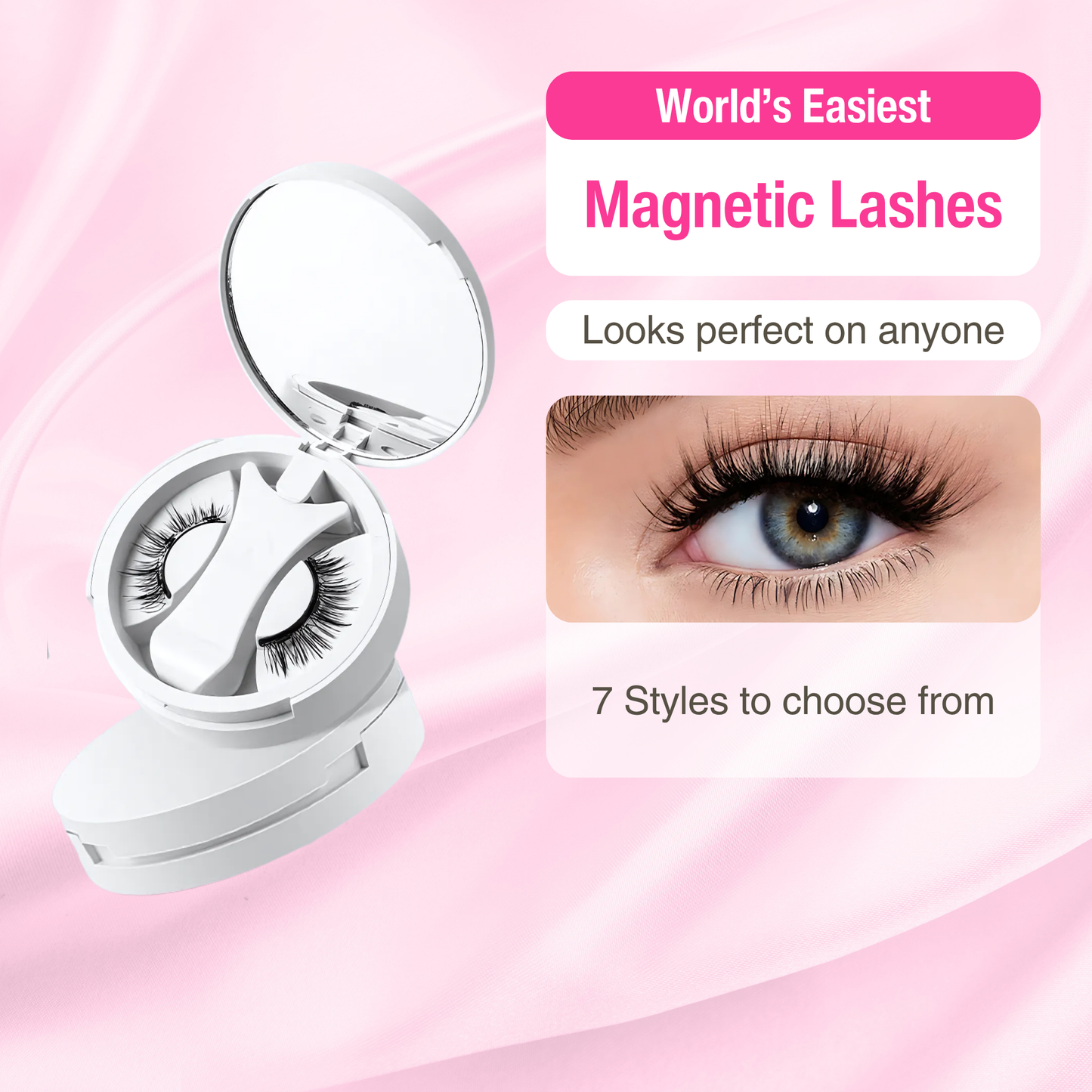 BeauAlori Magnetisches Wimpern-Set – Einfache Anwendung (Neue Edition)