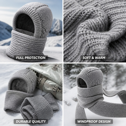 PeakArmor™ | Gefüttertes Winter-Set mit Mütze & Schal