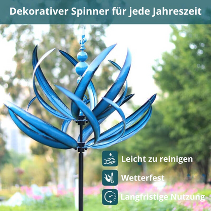 Lotus Windspinner – Bewegende Metall Gartendeko für Frühling & Sommer | 50% Rabatt