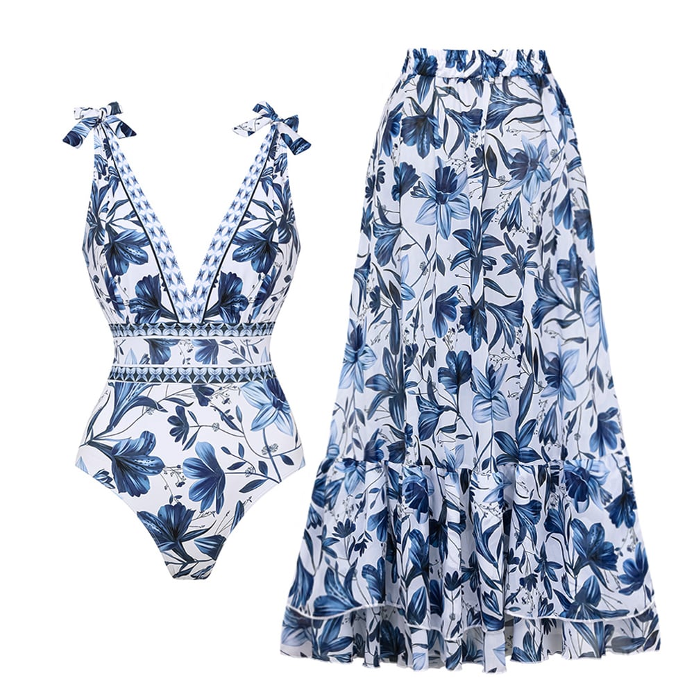 Karina™ | Einteiliger Badeanzug mit Rock