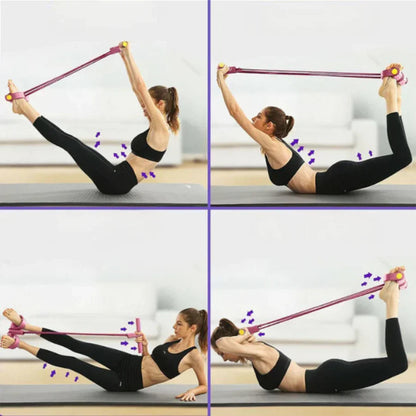 Pedal-Resistance-Band-Trainer für Home-Workout & Muskelstraffung