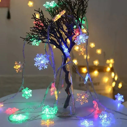 FrostGleam™ | Funkelnde Schneeflockenlichter für zauberhafte Winterabende