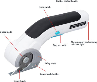 SliceEase™ | Kabellose Elektrische Schere für Müheloses Schneiden