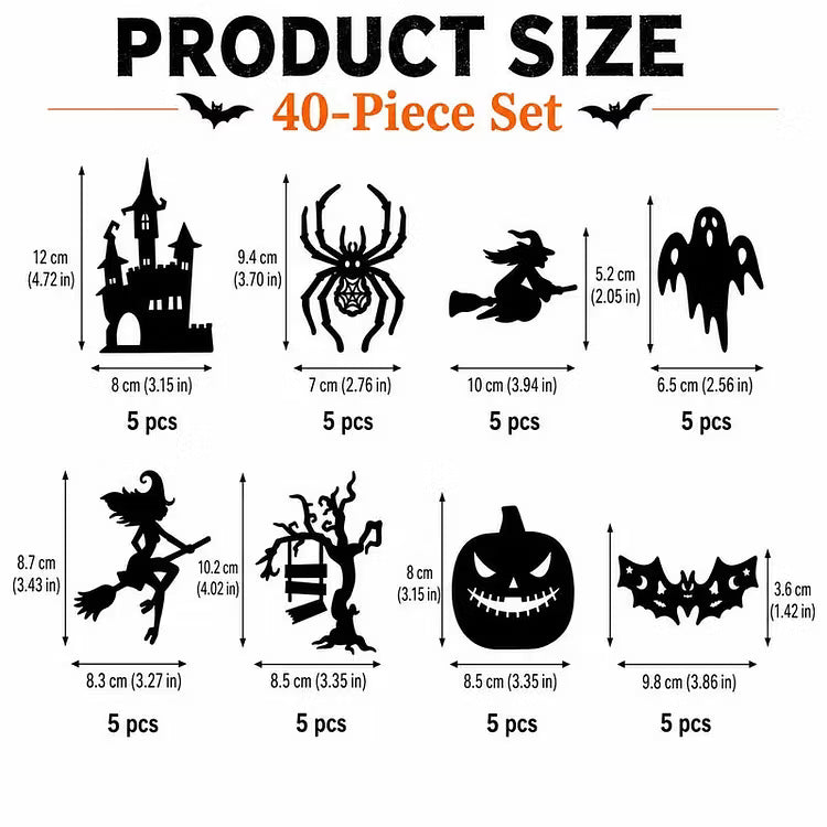 ScareLume™ – Leuchtende Halloween LED-Wandaufkleber für gruselige Stimmung 🎃🦇