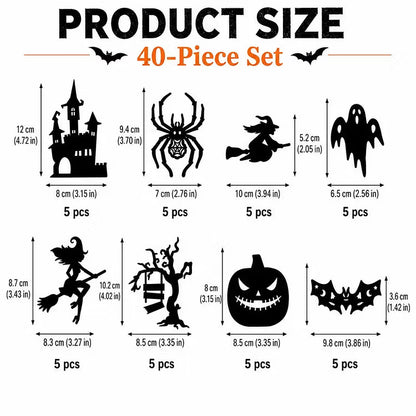 ScareLume™ – Leuchtende Halloween LED-Wandaufkleber für gruselige Stimmung 🎃🦇