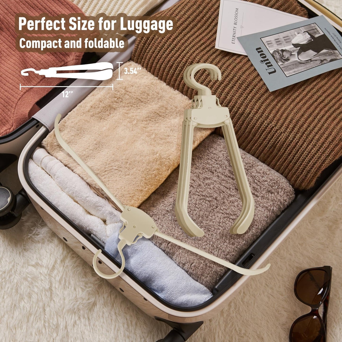 10er Pack | Flextrock™ Faltbarer Kleiderbügel