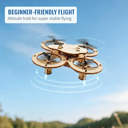 AeroCraft Holz – DIY Drohnen-Set | 50% RABATT