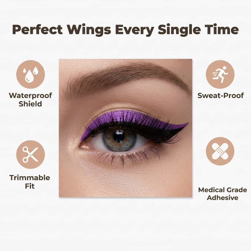 Wiederverwendbare Eyeliner-Aufkleber – Sofortiger Glamour-Look in Sekunden