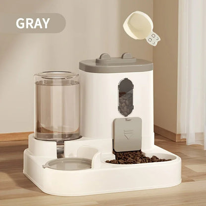 PetFlow™ | Automatischer 2-in-1 Futter- und Wasserspender für Haustiere
