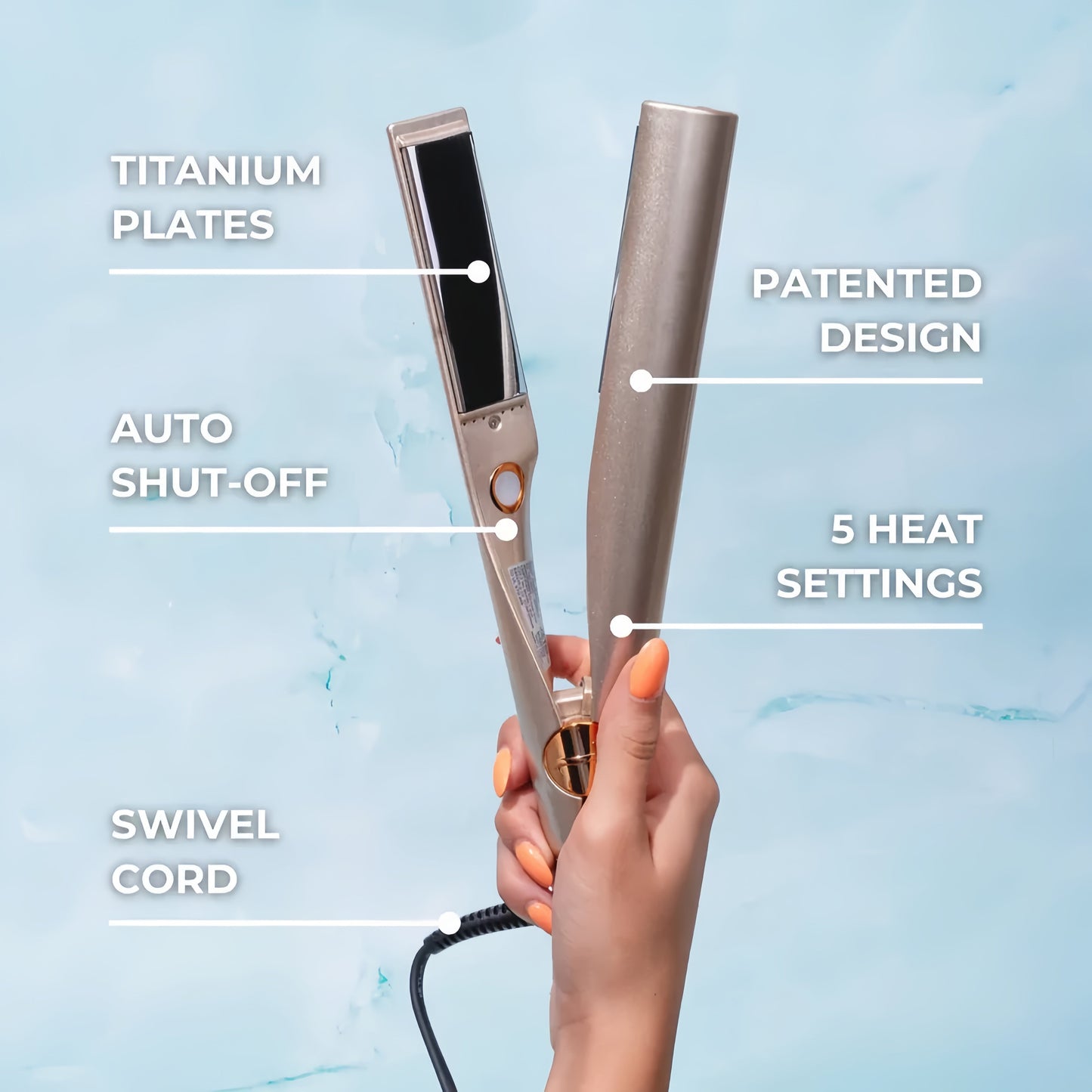 SilkGlide – Haarstylingeisen zum Locken und Glätten