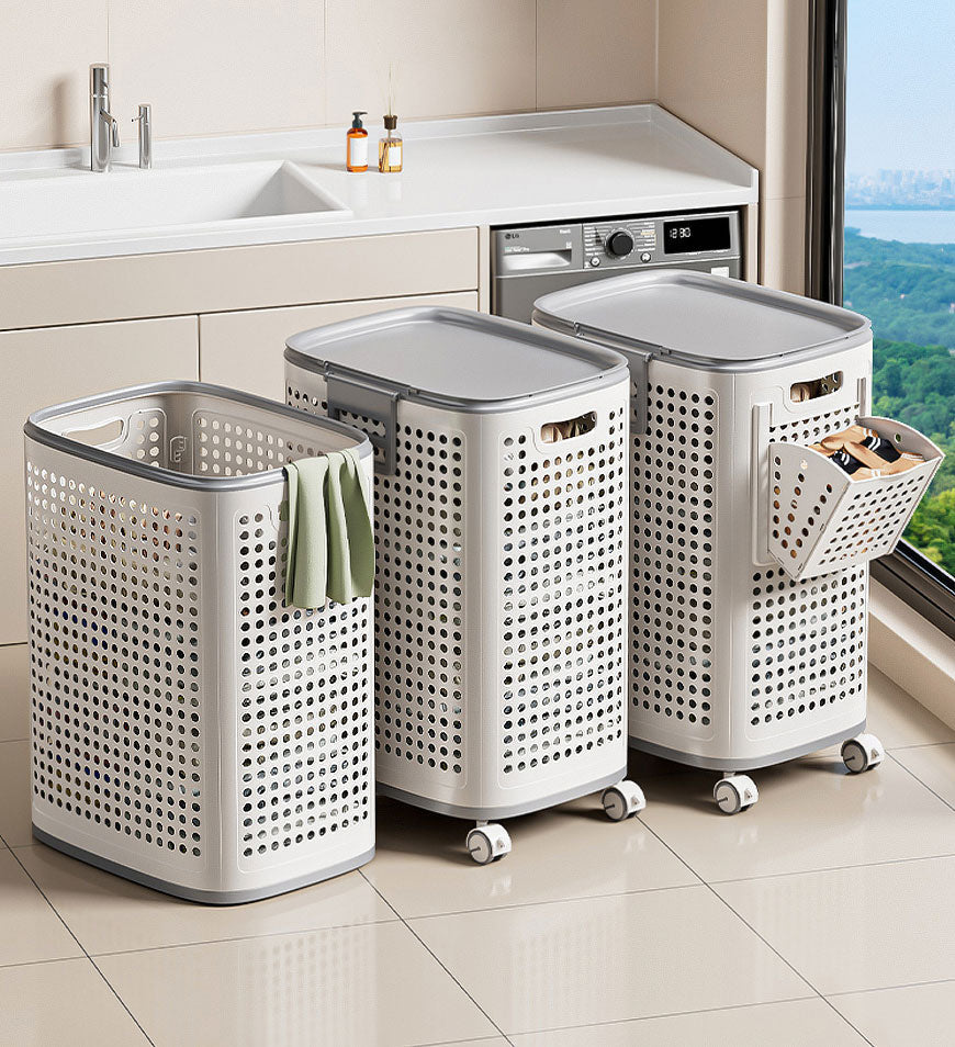 LaundryGlide Bin™ | Eine Woche voller Kleidung, keine Rückenschmerzen, maximaler Stil