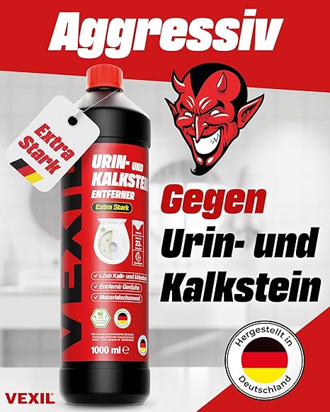 VEXIL® Urinsteinentferner EXTRA STARK - 1000 ml | 50% Rabatt