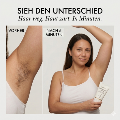 BareVeil™ – Sanft duftende, hautpflegende Enthaarungscreme | 50% Rabatt