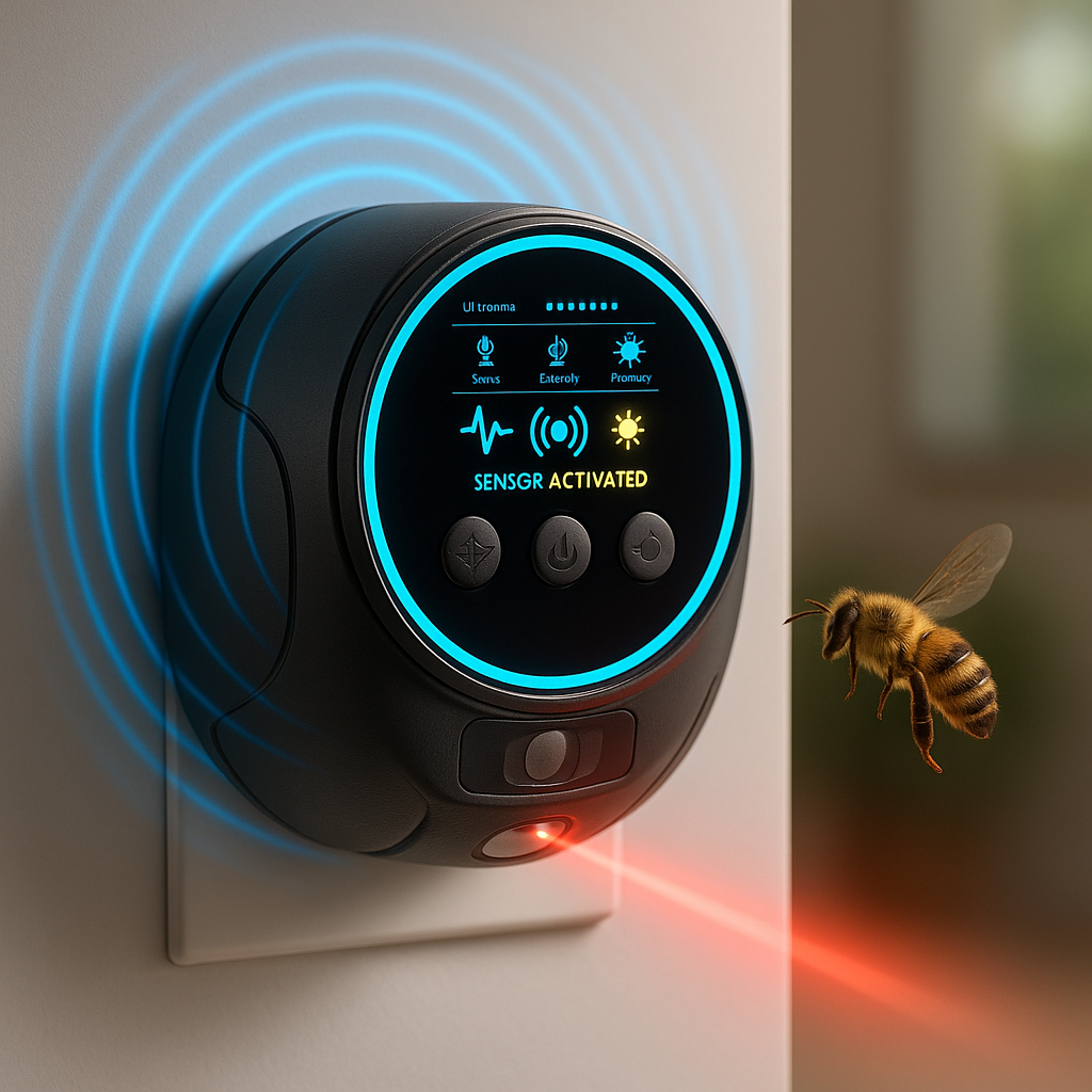 BuzzGuard™ | 4-in-1 Ultraschall-Insekten- & Schädlingsabwehrgerät
