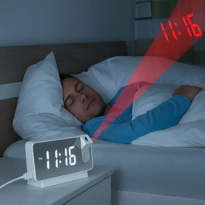 AlarmProject™ – LED-Wecker mit Spiegelfläche, Doppelalarm & Temperaturanzeige [50 % Rabatt]