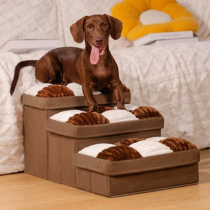 PawStep™ | Faltbare Hundetreppe mit integriertem Stauraum