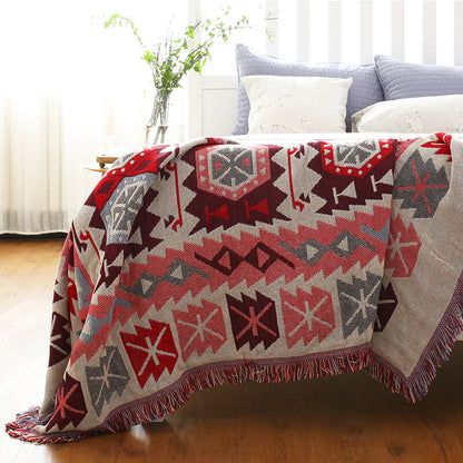BohoNest™ | Wendbare Bohemian-Wurfdecke mit Quasten