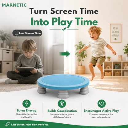 SpringMate – Children’s Mini Trampoline, Indoor/Outdoor Fun