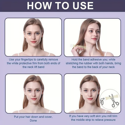 GlowLift Pro — Unsichtbares Nacken‑Lifting‑Tape für temporäre Hautunterstützung