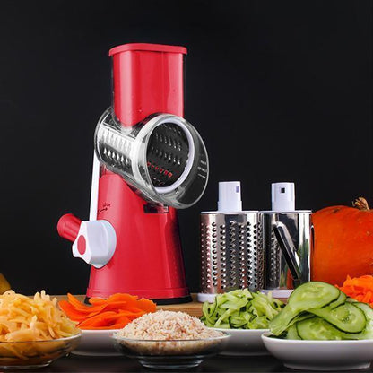 ProTwister™ – Die manuelle 3-in-1 Trommelreibe für Gemüse, Käse mehr