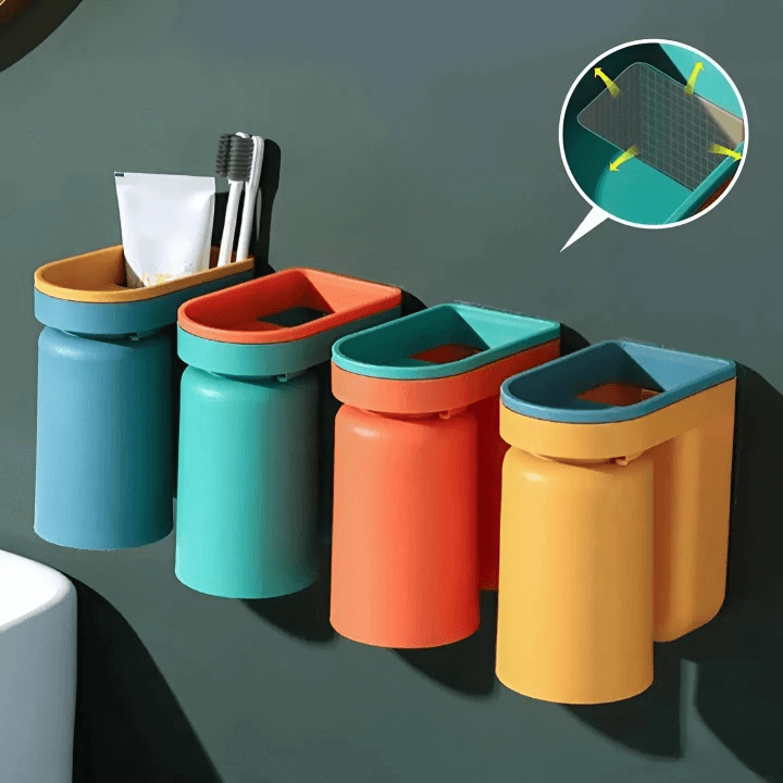 HyperMount Pro — Wandmontierter Waschbecken-Organizer