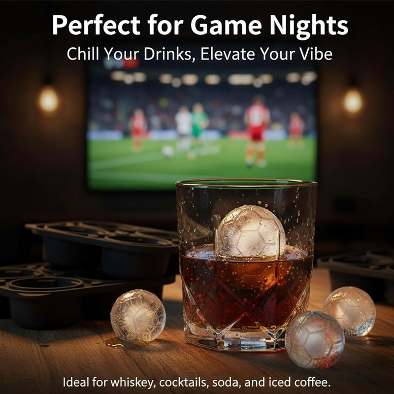 4+4 GRATIS | ChillSphere™ – Fußball-Eiswürfel für eiskalte Drinks zur WM