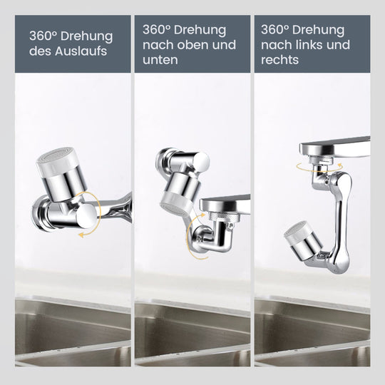TwistTap™ | 1080 Grad drehbarer Verlängerungshahn