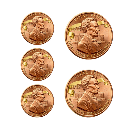 Lincoln Letzter Penny – 11/12 Prägestätte Philadelphia, Sammlermünze in limitierter Auflage
