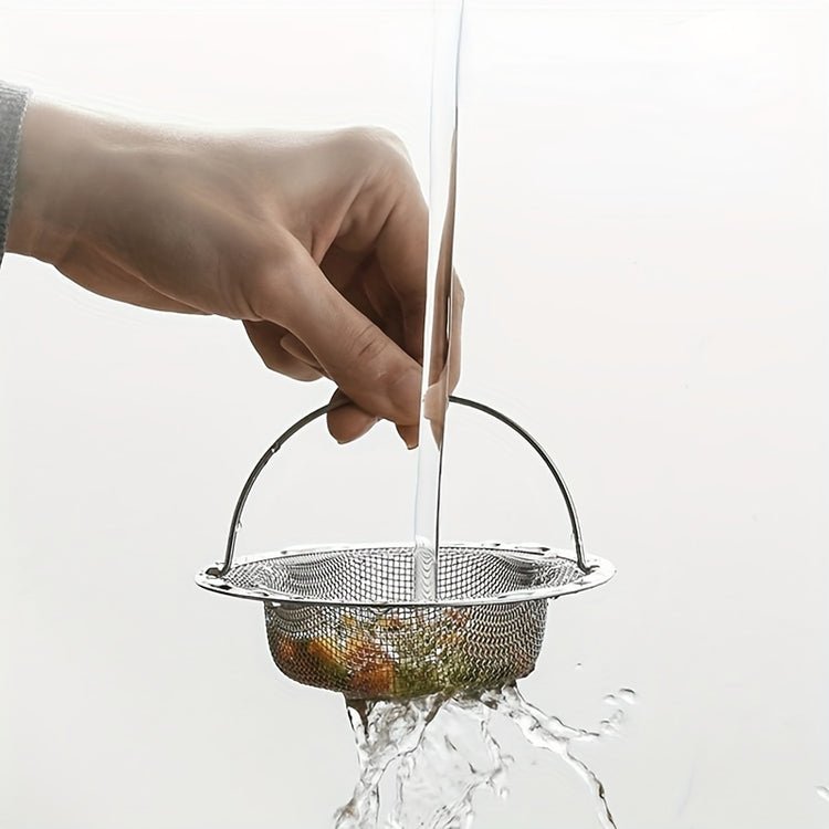 FlowGuardPro — Abflusssiebkorb aus Edelstahl für Spülbecken