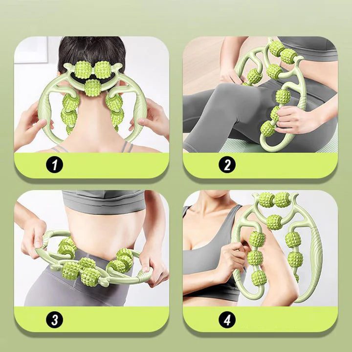 LegElite — Manueller Beinmassage-Roller für Waden und Oberschenkel