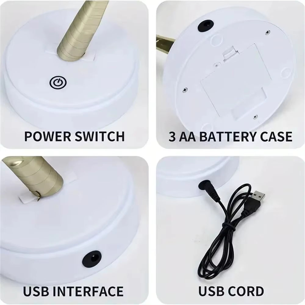 Bonsai-Tischlampe | Verstellbare Äste & Touch-Dimmer | USB-betrieben