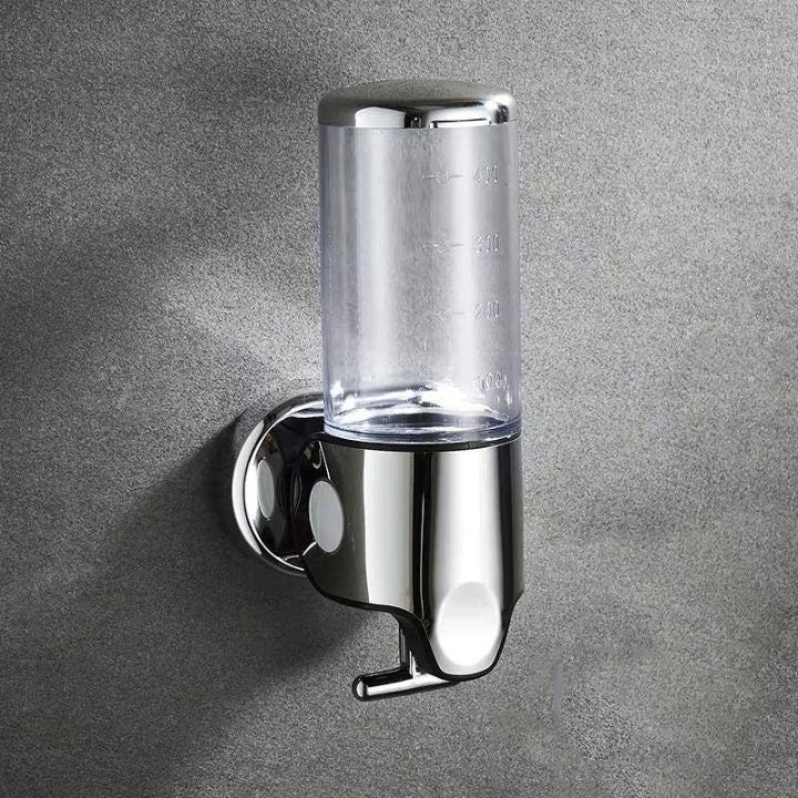 Wandmontierter Seifenspender | Edelstahl & ABS | Modernes Design | Platzsparend & Nachfüllbar