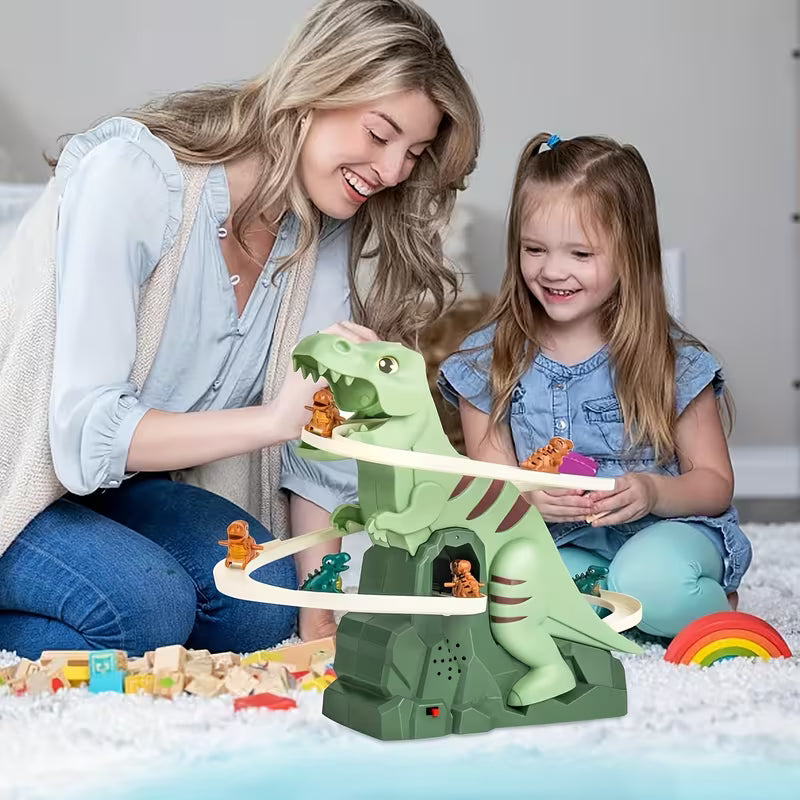 DinoRacer – Dinosaurier-Rennbahn-Set | 50% RABATT