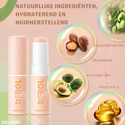MultiBalm – 3-in-1 Anti-Falten feuchtigkeitsspendender Gesichts-Balsam-Stick
