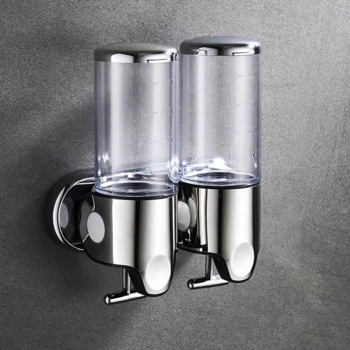 Wandmontierter Seifenspender | Edelstahl & ABS | Modernes Design | Platzsparend & Nachfüllbar