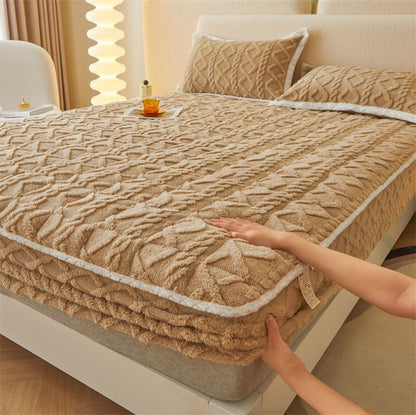 CozyWrap™ | Dicke warme Spannbettauflage