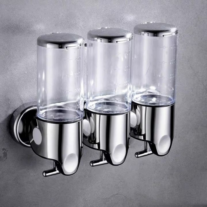 Wandmontierter Seifenspender | Edelstahl & ABS | Modernes Design | Platzsparend & Nachfüllbar