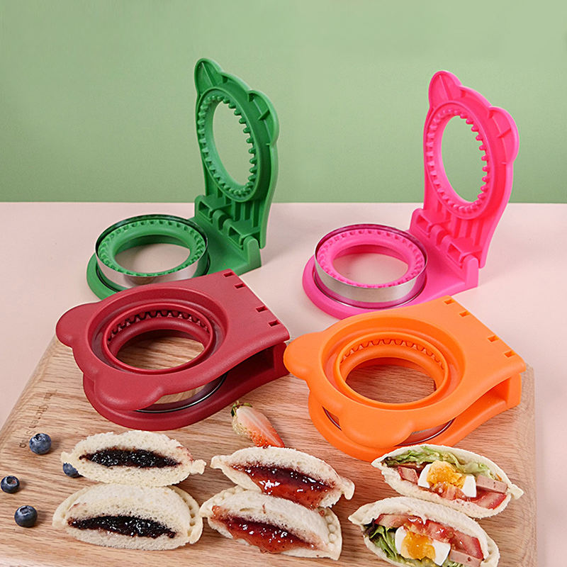 Sandwich Ausstecher & Versiegler | Macht gefüllte Taschen-Sandwiches in Sekunden | BPA-freier Kunststoff | Für Lunchbox & Snacks