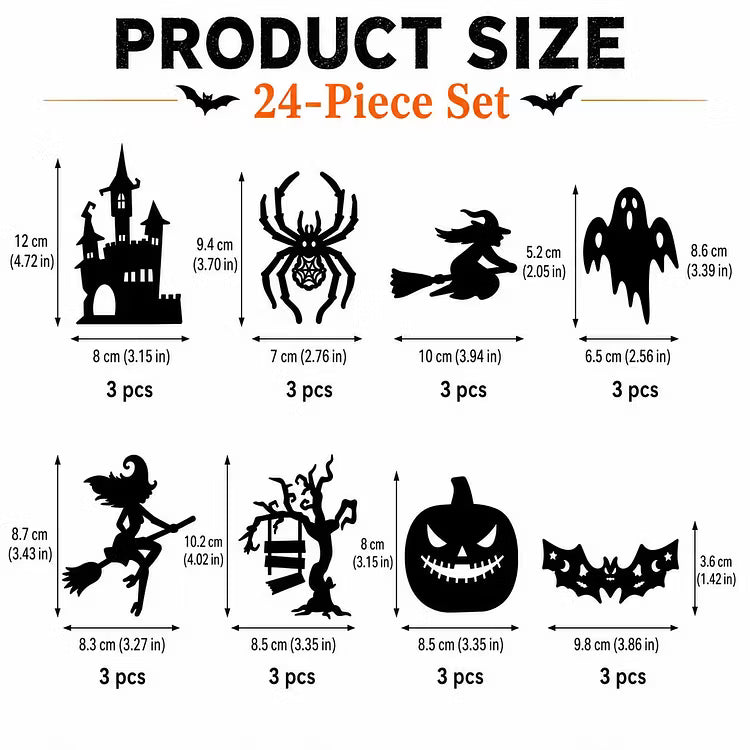 ScareLume™ – Leuchtende Halloween LED-Wandaufkleber für gruselige Stimmung 🎃🦇