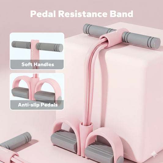 Pedal-Resistance-Band-Trainer für Home-Workout & Muskelstraffung