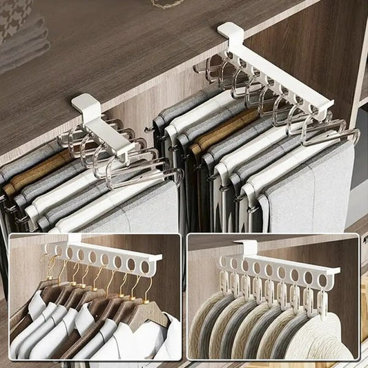 1+1 Gratis | LineaRack™ – Ausziehbare Kleiderstange für Den Kleiderschrank [Letzter Tag Rabatt]